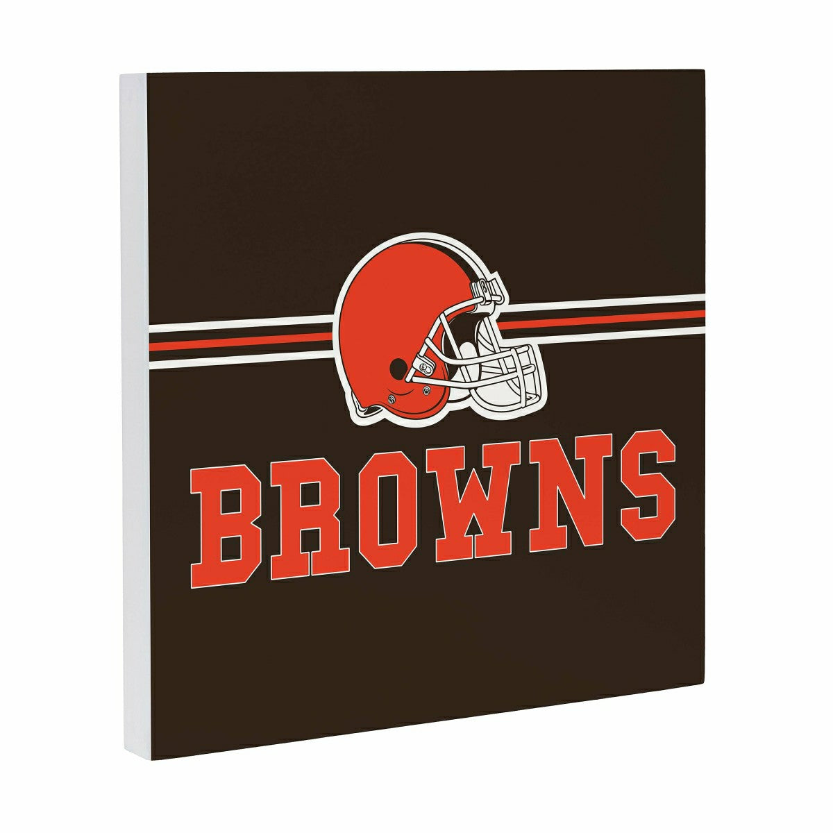 Cleveland Browns Wood Wall Sign, 12x12 - NFL Home