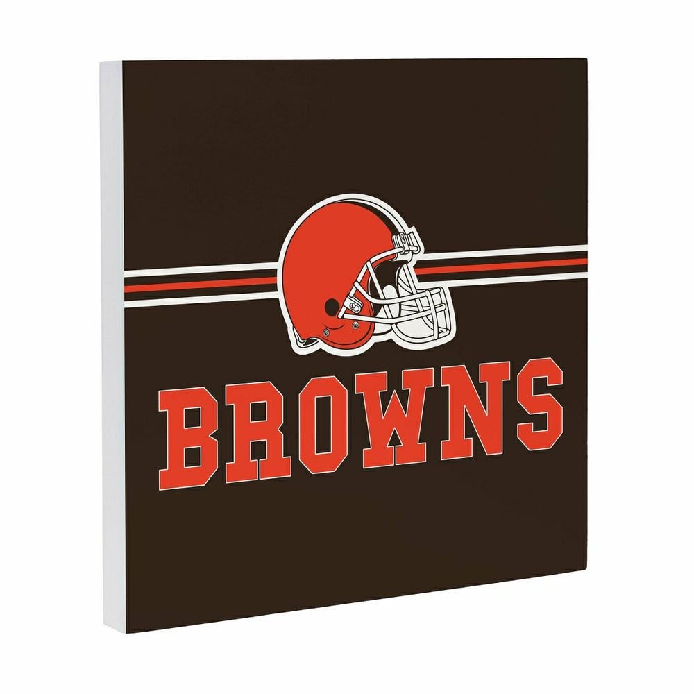 Cleveland Browns Wood Wall Sign, 12x12 - NFL Home