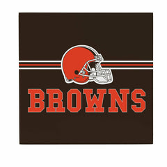 Cleveland Browns Wood Wall Sign, 12x12 - NFL Home