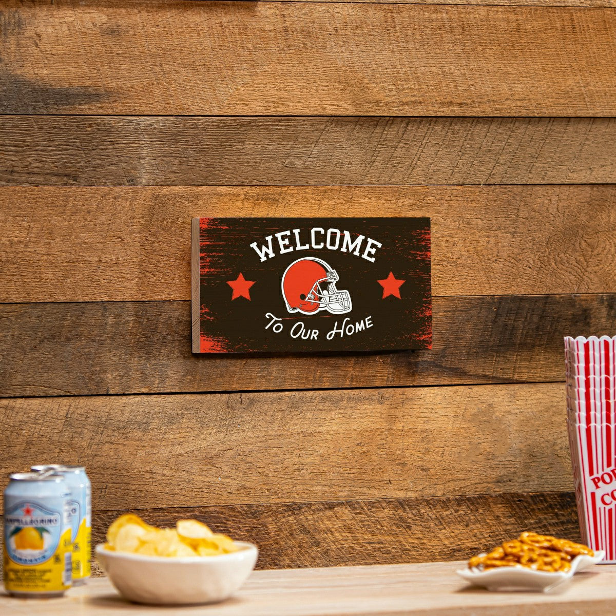 Cleveland Browns Wood Wall Sign, 6x11 - NFL Home