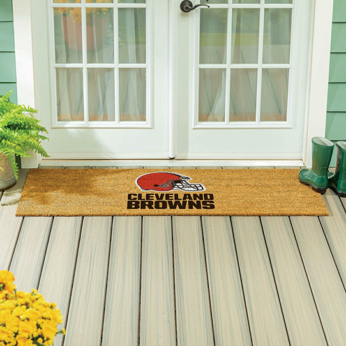 Cleveland Browns Extra Large Full Color Coir Mat, 60"x24" - NFL