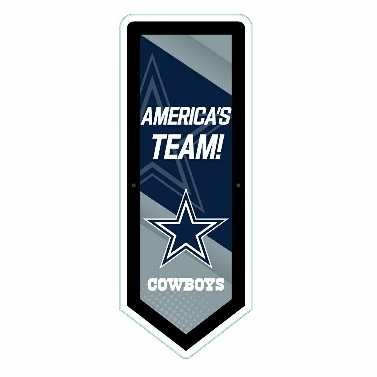 LED Wall Decor, Pennant, Dallas Cowboys - NFL Home