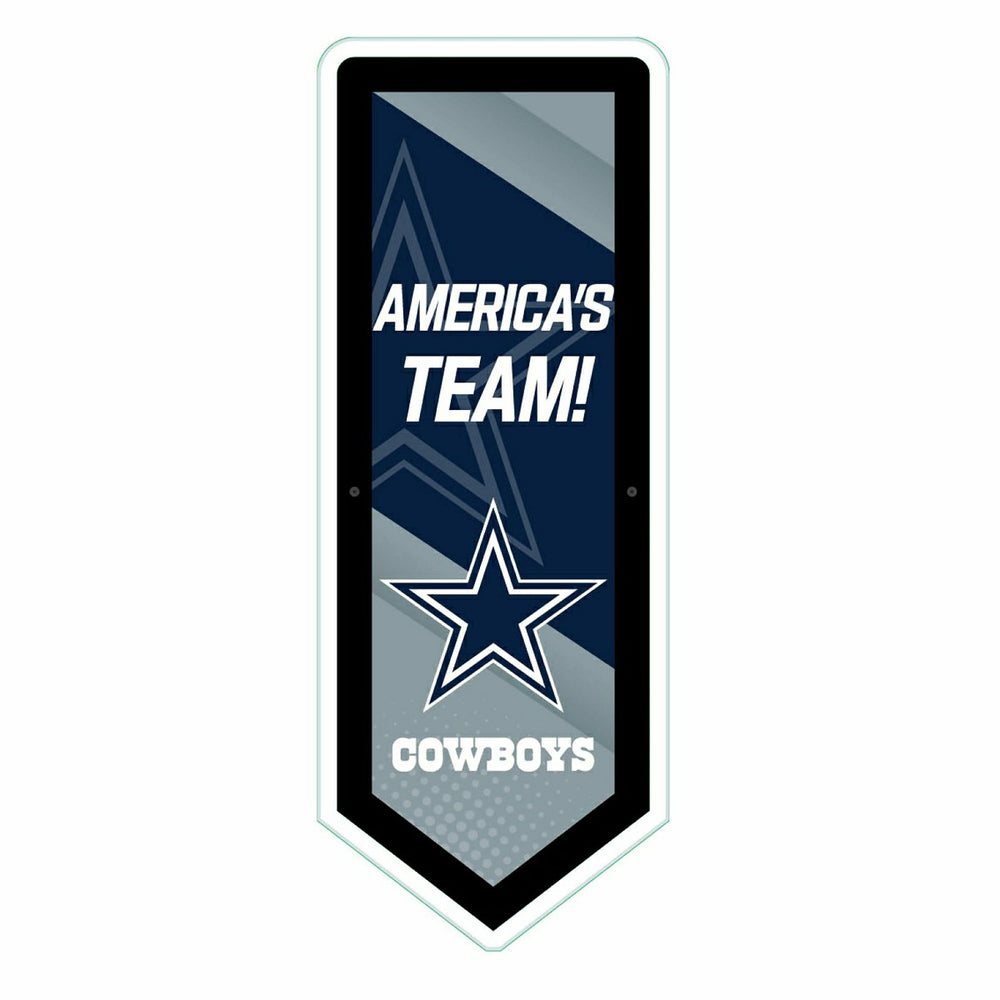 LED Wall Decor, Pennant, Dallas Cowboys - NFL Home