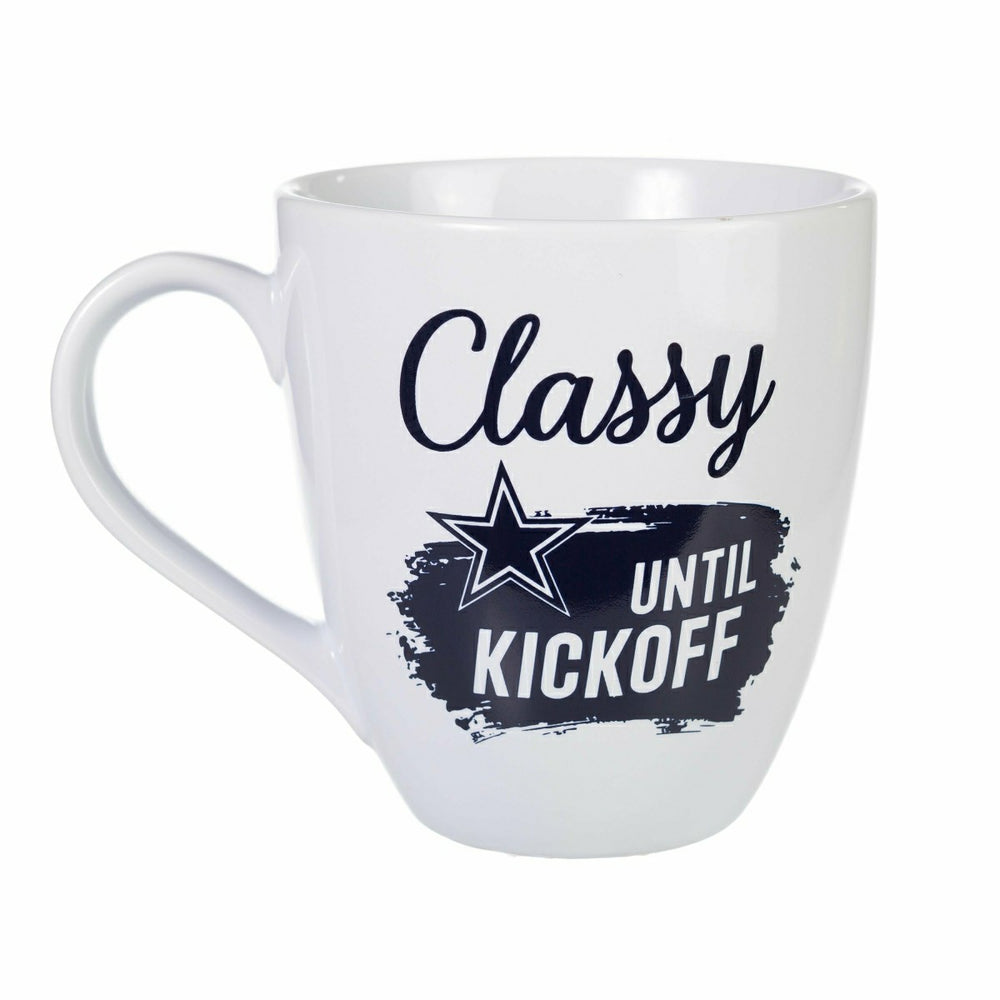 Dallas Cowboys, Ceramic Cup O'Java 17oz Gift Set - NFL Home