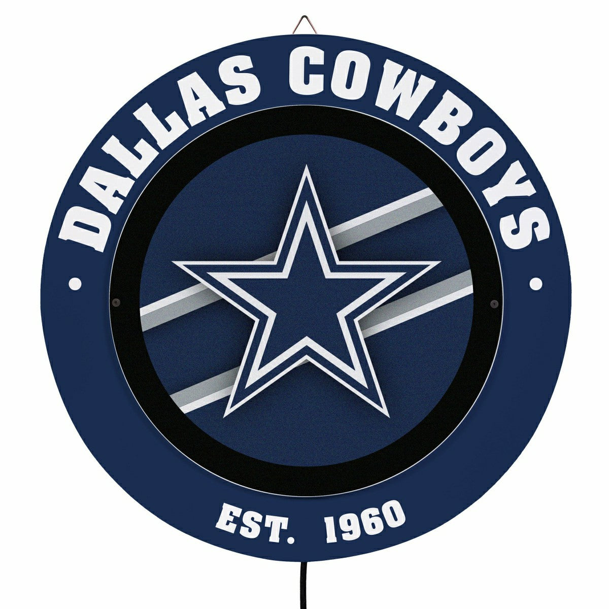 Dallas Cowboys, Metal Lite, Round - NFL