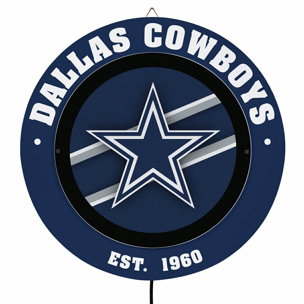 Dallas Cowboys, Metal Lite, Round - NFL