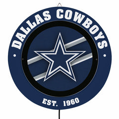 Dallas Cowboys, Metal Lite, Round - NFL
