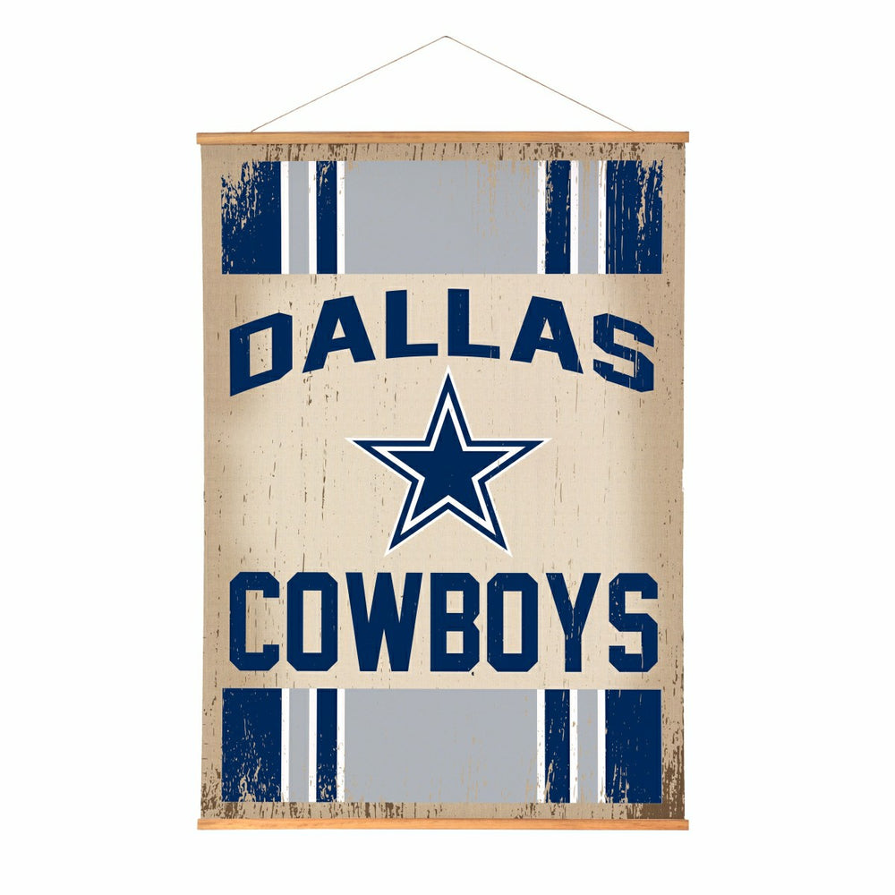 Dallas Cowboys, Canvas Wall Tapestry, Large, 54x36 - NFL Home