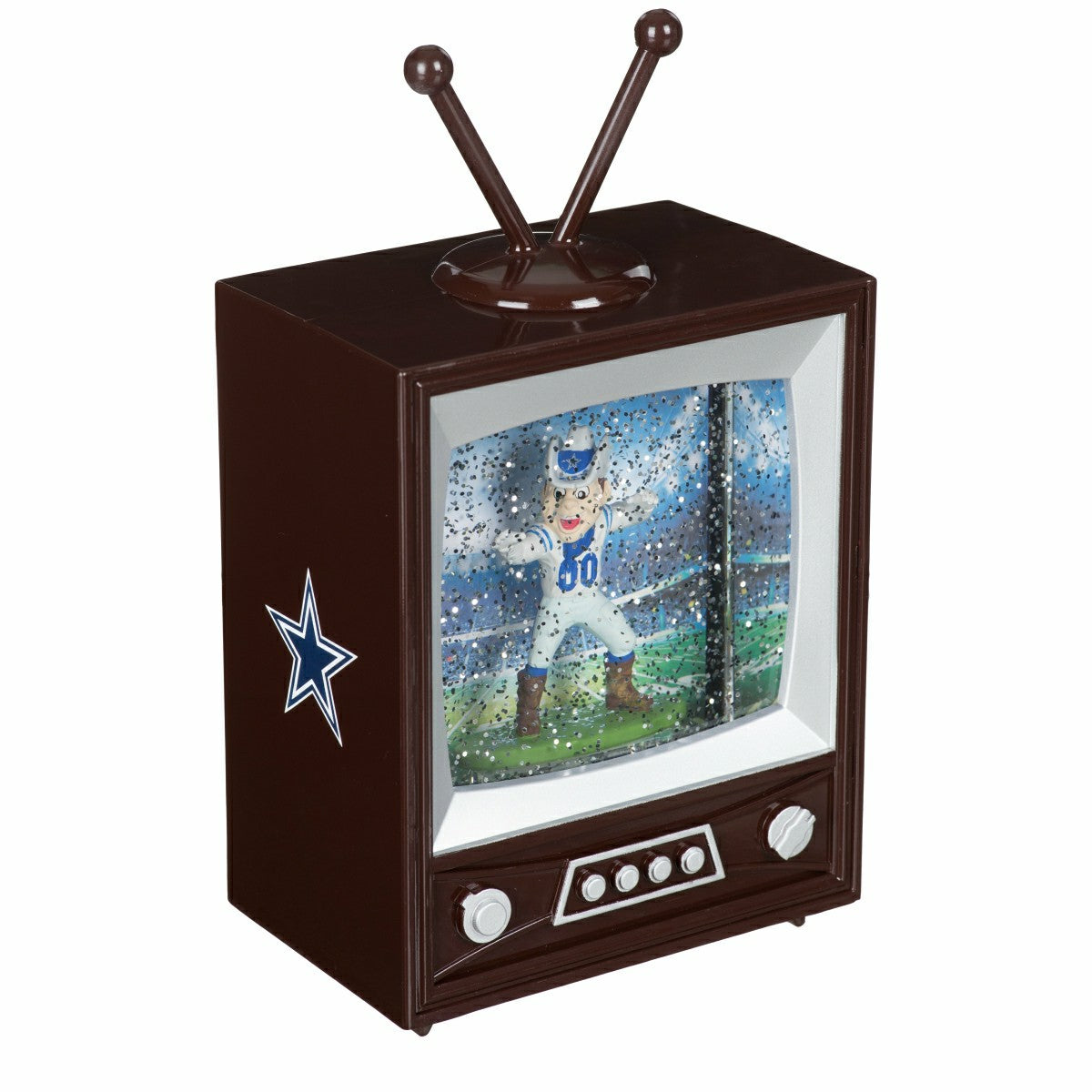 Dallas Cowboys Vintage TV Water Lantern - NFL Home