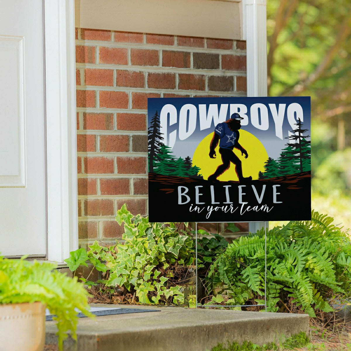 Dallas Cowboys Yard Sign, Bigfoot - NFL Home
