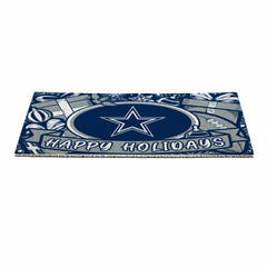 Dallas Cowboys Holiday PVC Mat, 28"x16" - NFL