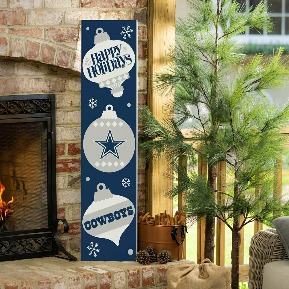 Dallas Cowboys 47" Double Sided Leaner, Christmas - NFL Home