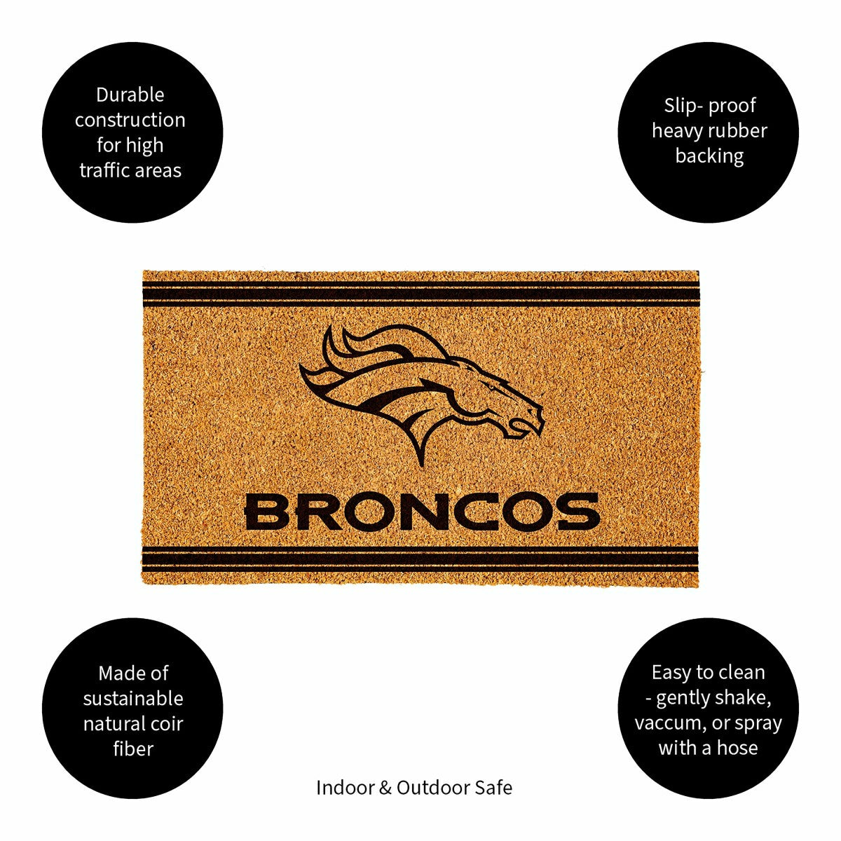 Denver Broncos, Coir Mat 1C - NFL