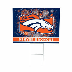 Denver Broncos Yard Sign, Patriotic - NFL Home