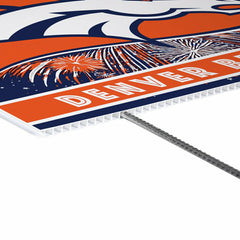 Denver Broncos Yard Sign, Patriotic - NFL Home