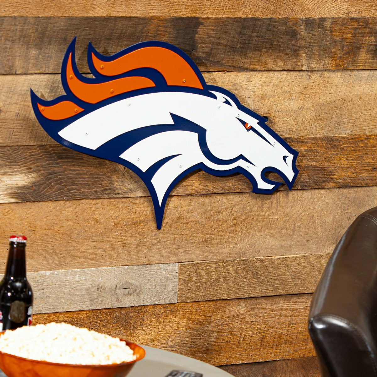 Denver Broncos Premier Metal Wall Art - NFL Home
