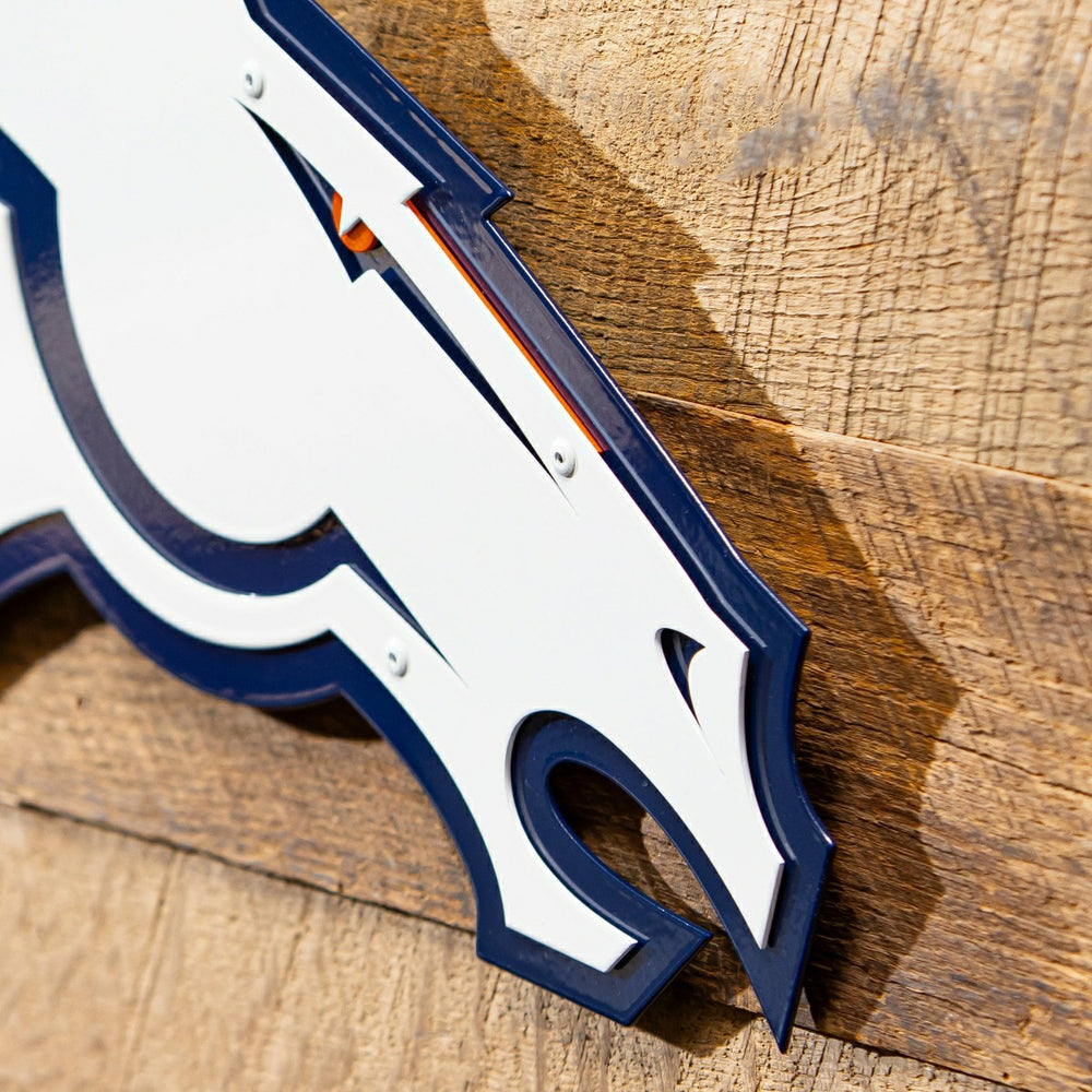 Denver Broncos Premier Metal Wall Art - NFL Home