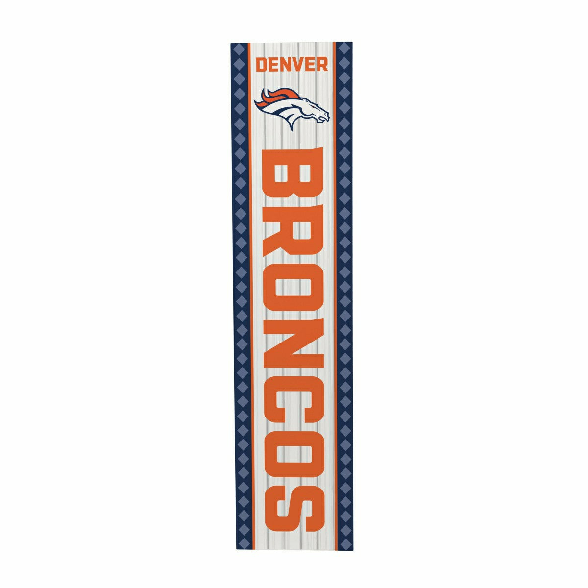 Denver Broncos 47" Double Sided Leaner, Christmas - NFL Home