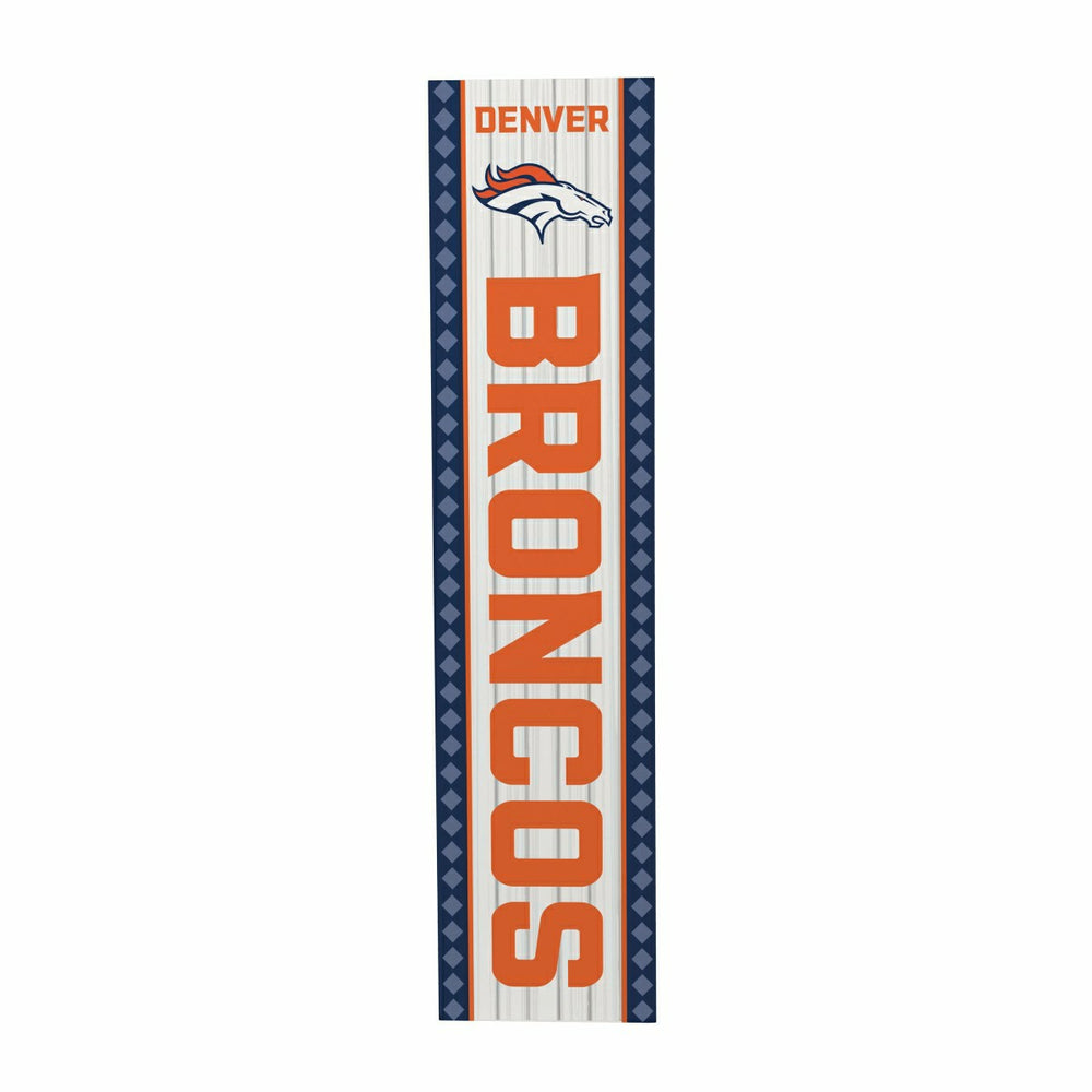 Denver Broncos 47" Double Sided Leaner, Christmas - NFL Home