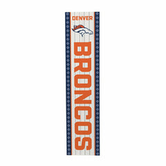 Denver Broncos 47" Double Sided Leaner, Christmas - NFL Home