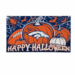 Denver Broncos Halloween PVC Mat, 28"x16" - NFL