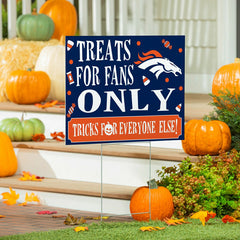 Denver Broncos Yard Sign, Halloween Treats for Fans - NFL Home
