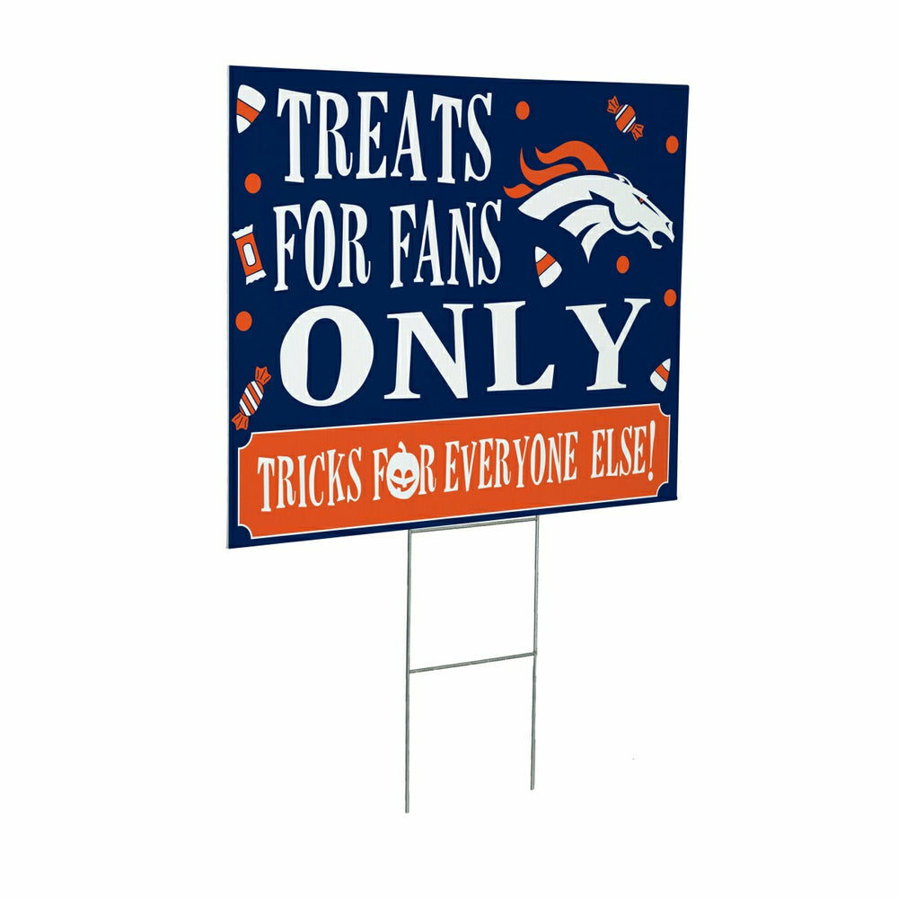 Denver Broncos Yard Sign, Halloween Treats for Fans - NFL Home