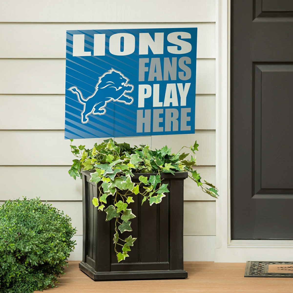 Detroit Lions Coroplast Yard Sign "Fans Play Here" - NFL Home