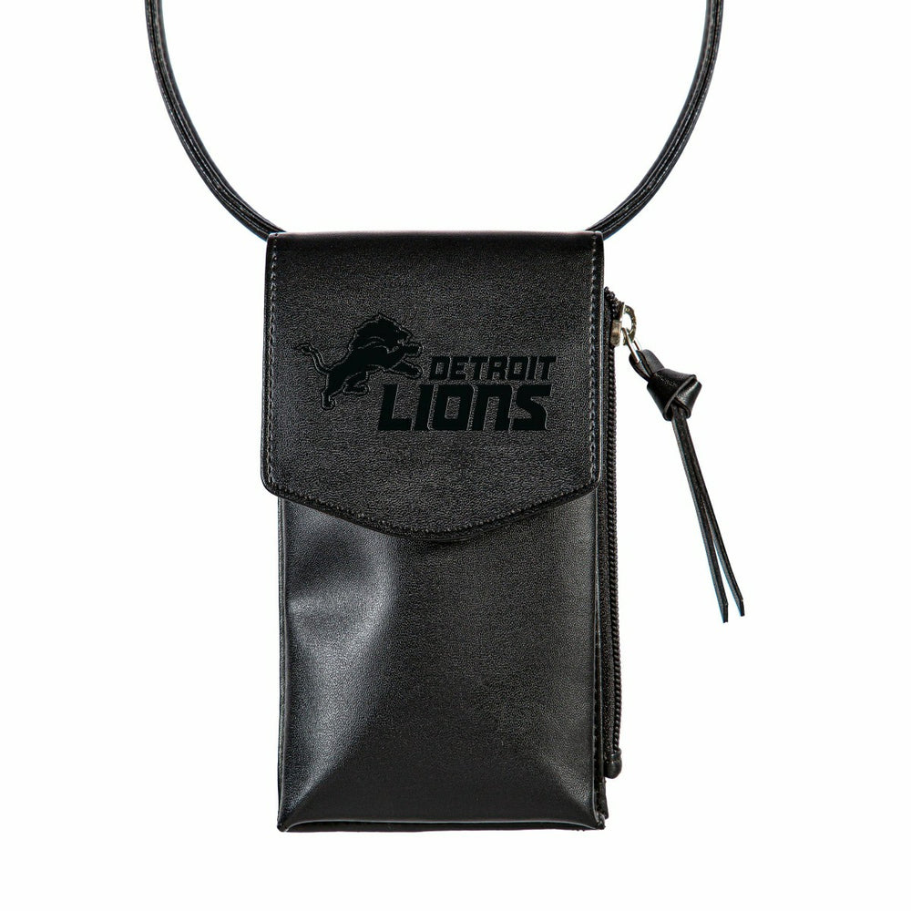 Detroit Lions, Cross Body Wallet, Black - NFL Home