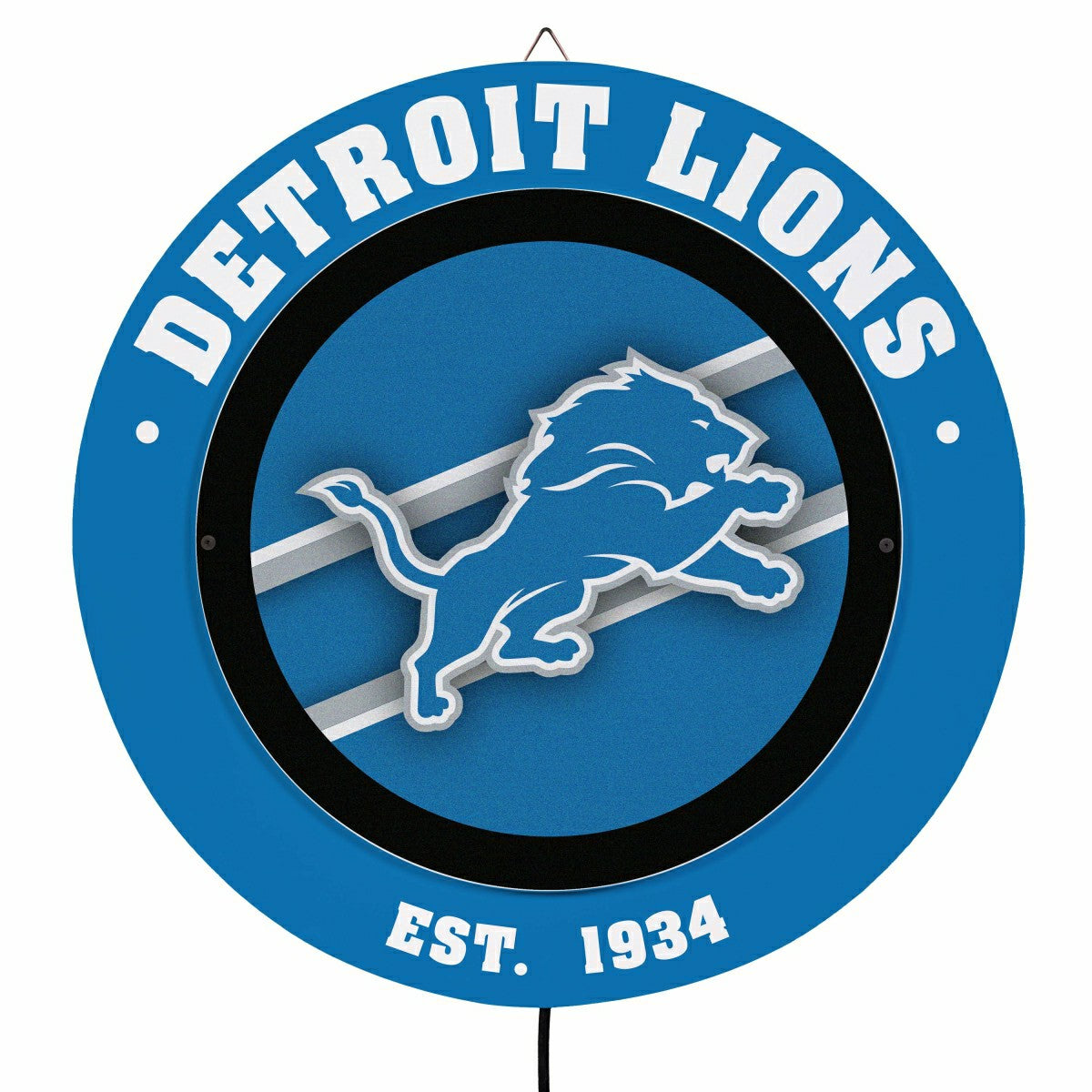 Detroit Lions, Metal Lite, Round - NFL