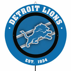 Detroit Lions, Metal Lite, Round - NFL