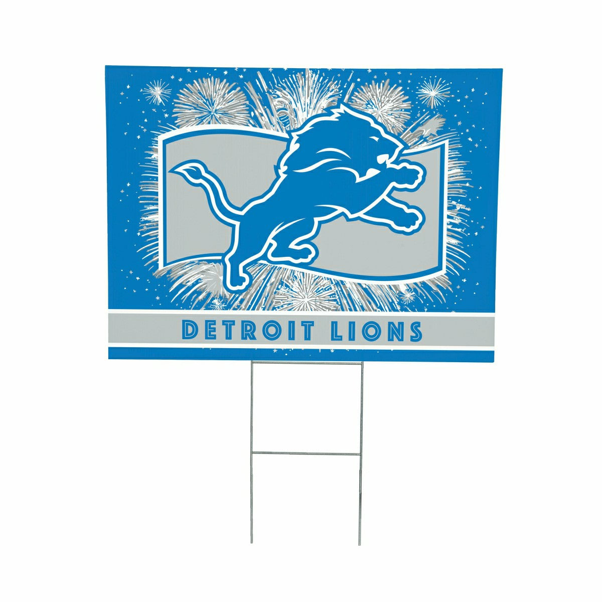 Detroit Lions Yard Sign, Patriotic - NFL Home