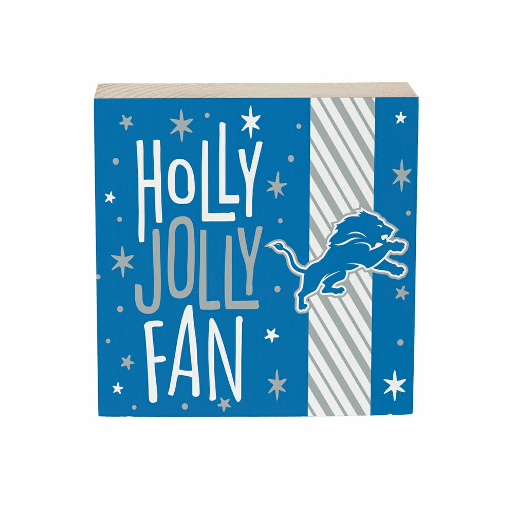 Detroit Lions Block, Holiday, 6x6 - NFL Home