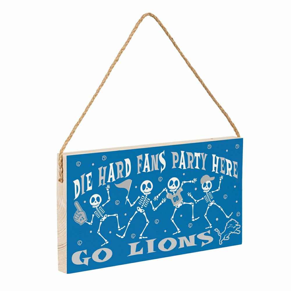 Detroit Lions Halloween Wood Wall Sign, 6x11 - NFL Home