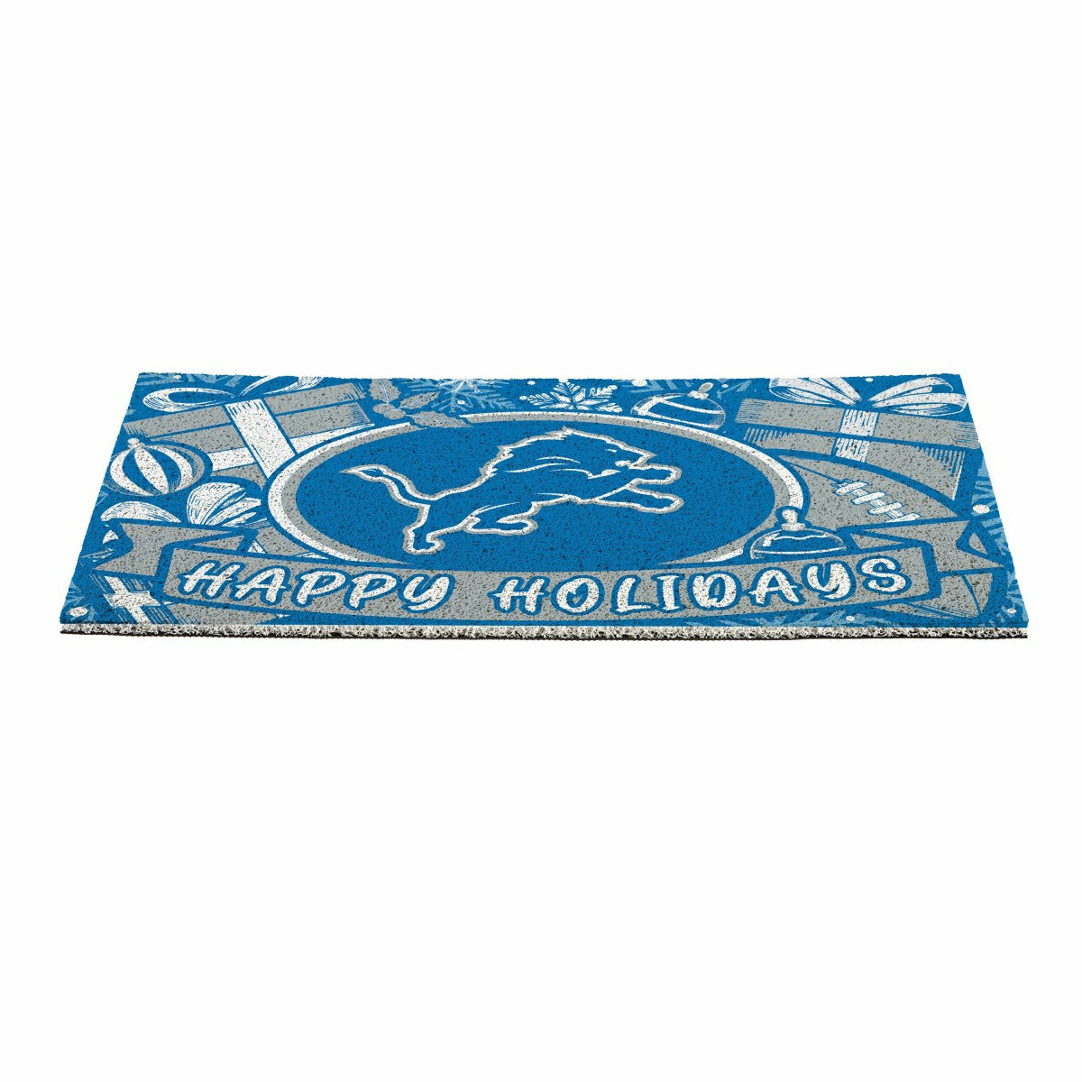 Detroit Lions Holiday PVC Mat, 28"x16" - NFL