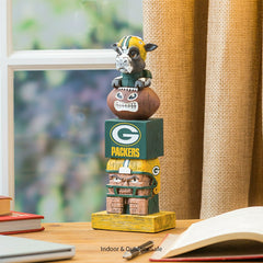 Green Bay Packers Tiki Team Totem Garden Statue - NFL Home