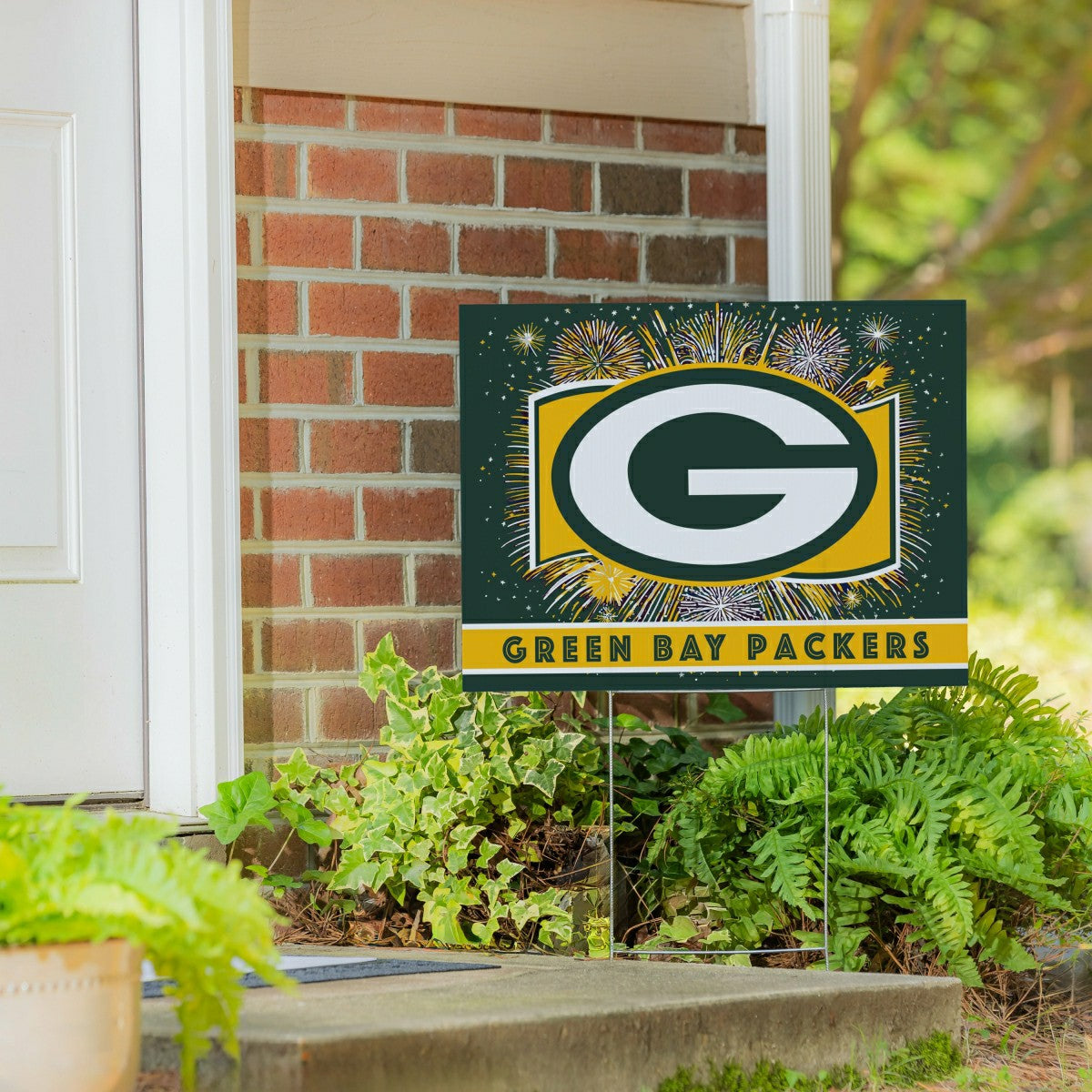 Green Bay Packers Yard Sign, Patriotic - NFL Home