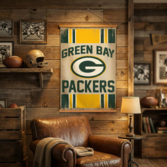 Green Bay Packers, Canvas Wall Tapestry, Medium, 36x24 - NFL Home