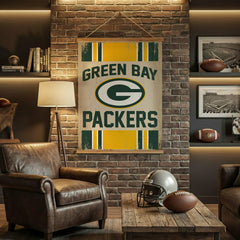 Green Bay Packers, Canvas Wall Tapestry, Large, 54x36 - NFL Home