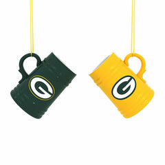 Green Bay Packers Ceramic Mini Stein, 3oz, set of 2 - NFL Home