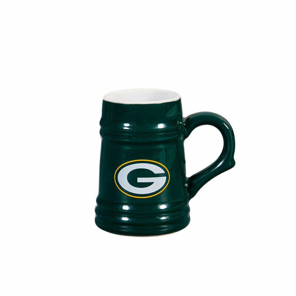 Green Bay Packers Ceramic Mini Stein, 3oz, set of 2 - NFL Home