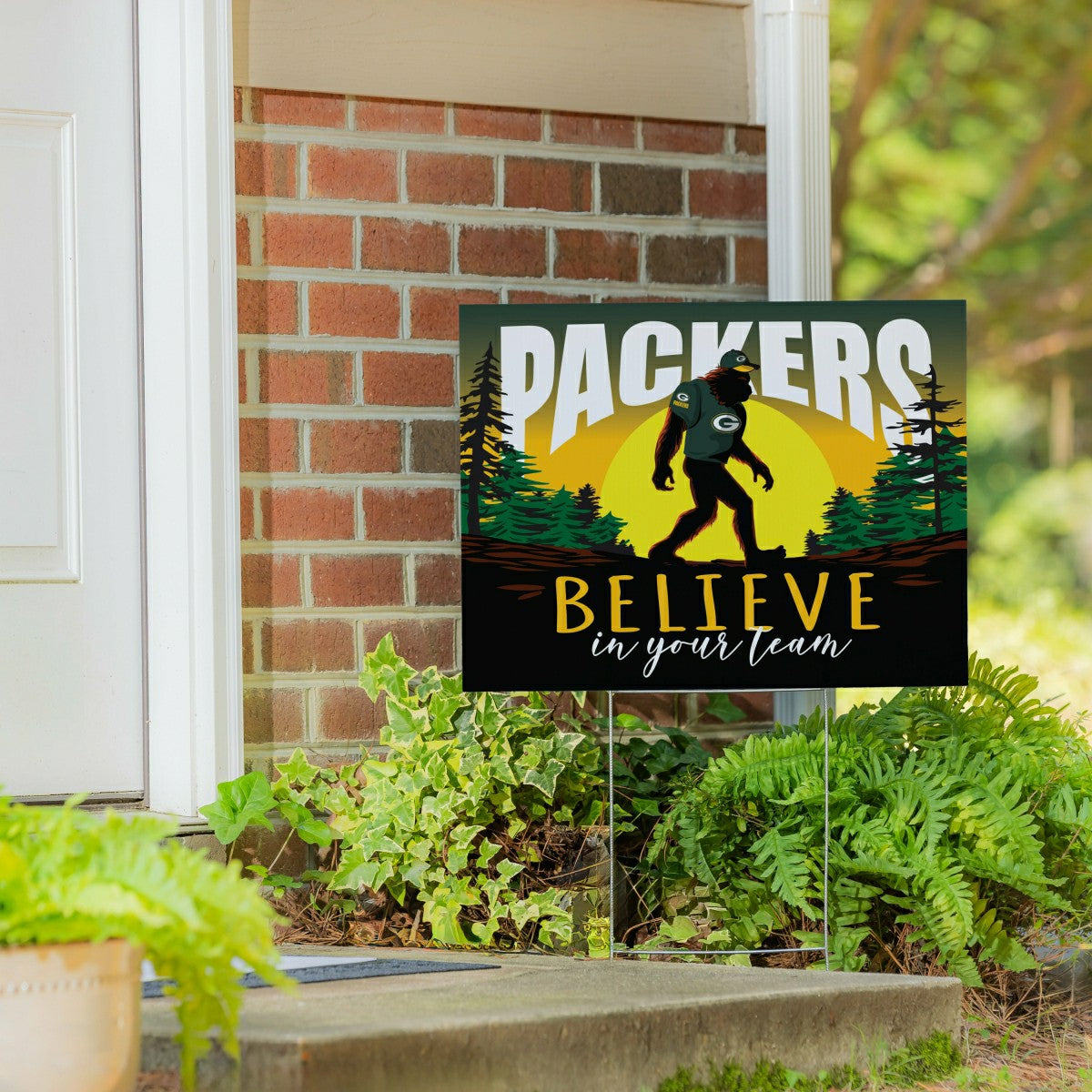 Green Bay Packers Yard Sign, Bigfoot - NFL Home