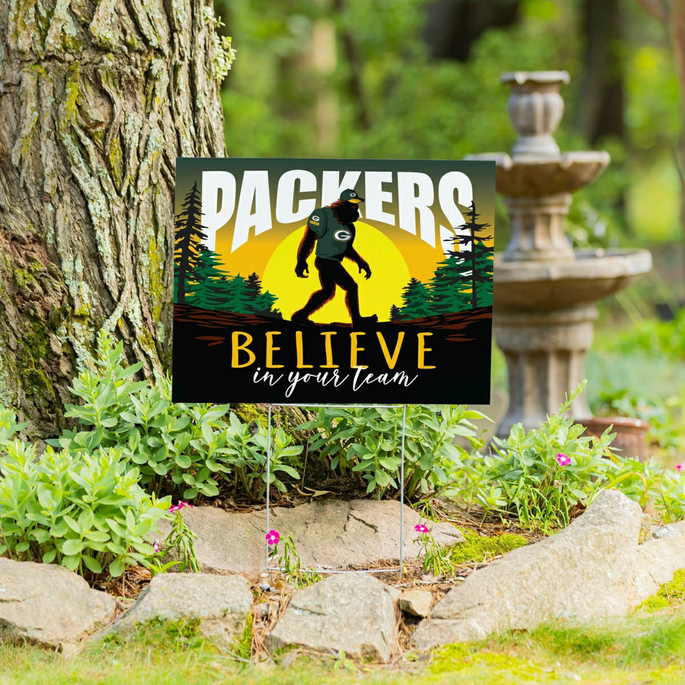 Green Bay Packers Yard Sign, Bigfoot - NFL Home