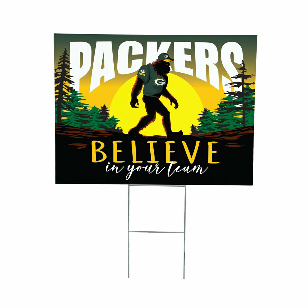 Green Bay Packers Yard Sign, Bigfoot - NFL Home