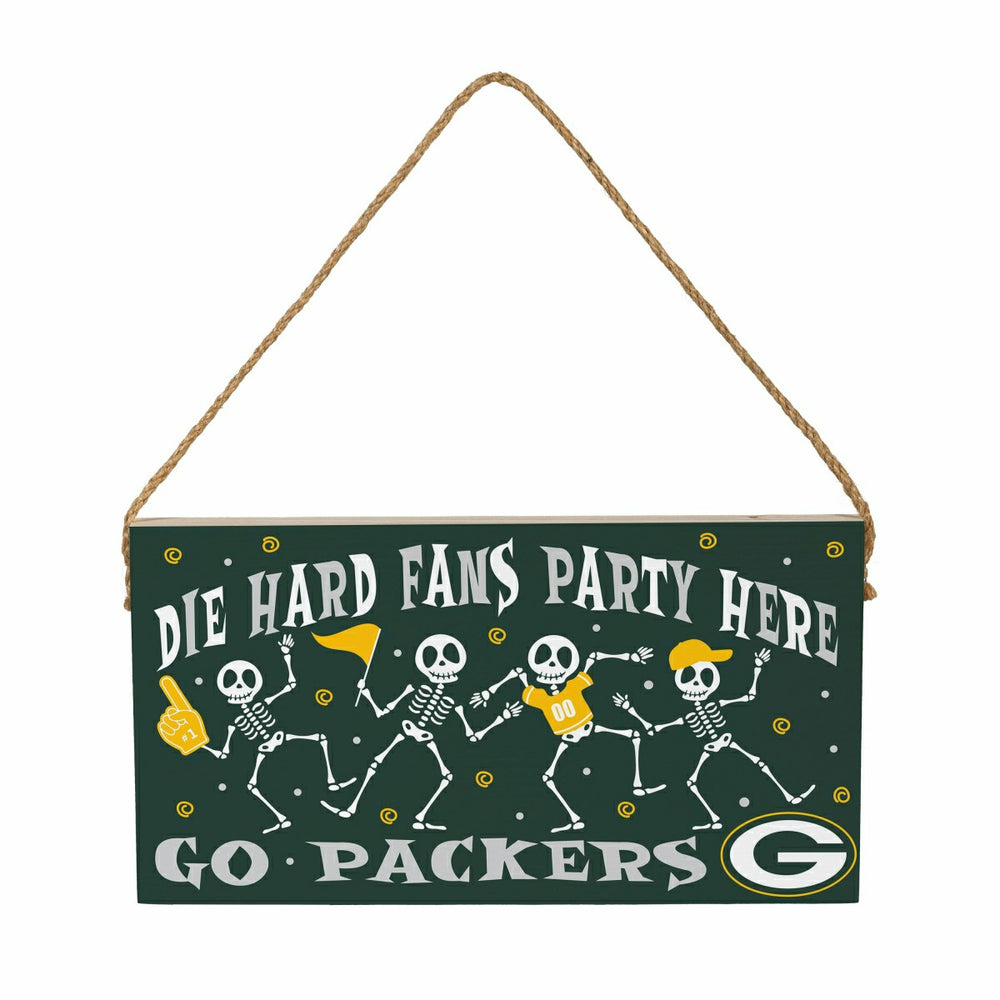 Green Bay Packers Halloween Wood Wall Sign, 6x11 - NFL Home
