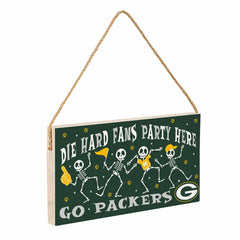 Green Bay Packers Halloween Wood Wall Sign, 6x11 - NFL Home