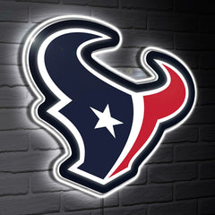 Houston Texans LED Wall Decor, Glazelite, Logo - NFL Home
