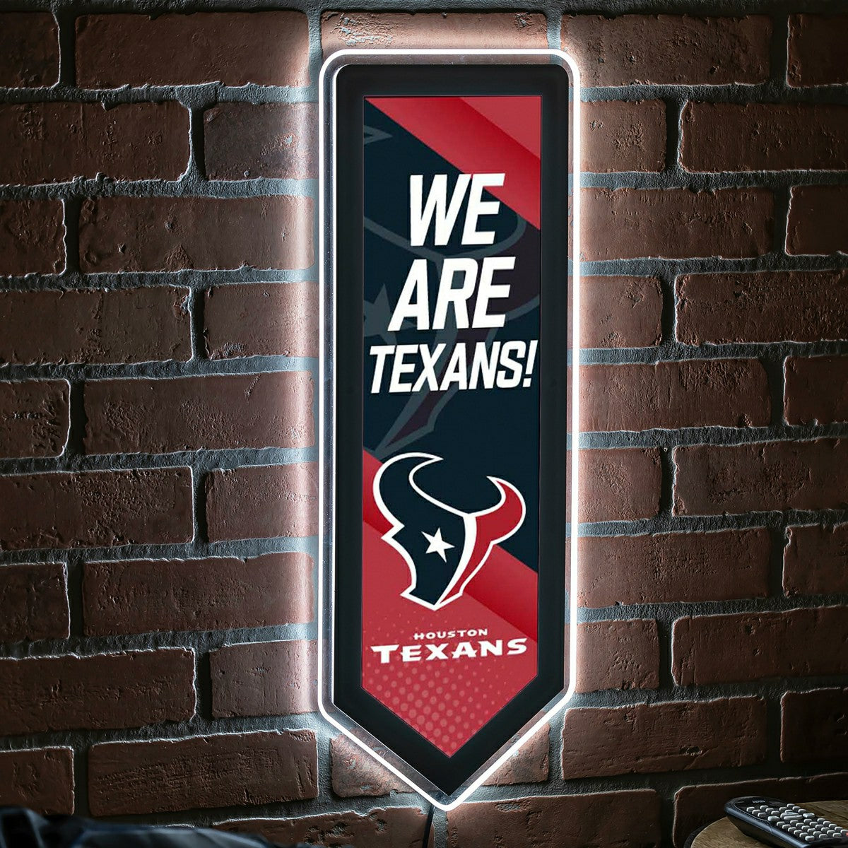 LED Wall Decor, Pennant, Houston Texans - NFL Home