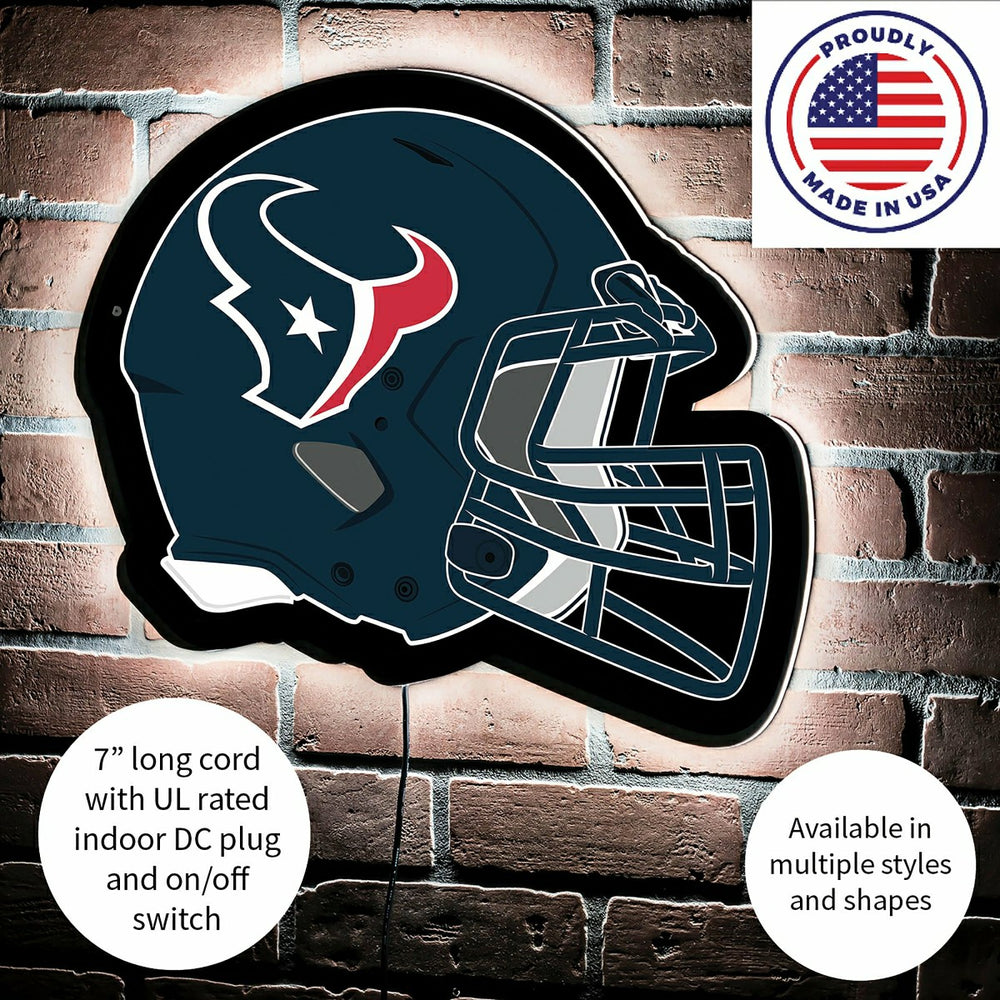 LED Wall Decor, Helmet, Houston Texans - NFL Home