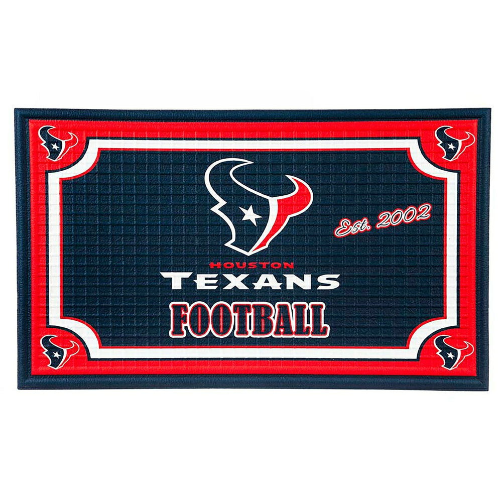 Indoor/Outdoor NFL Team Pride Embossed Doormat, Houston Texans - NFL
